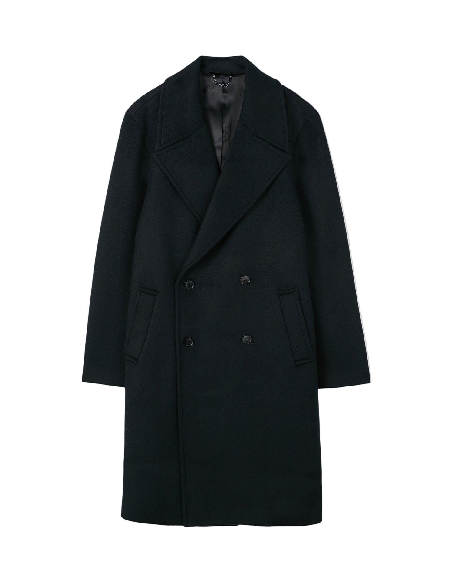 Double-Breasted Cashmere Coat for Men