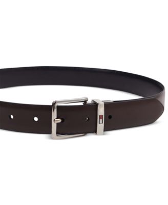 Big Boys Reversible Dress Belt with Logo Buckle