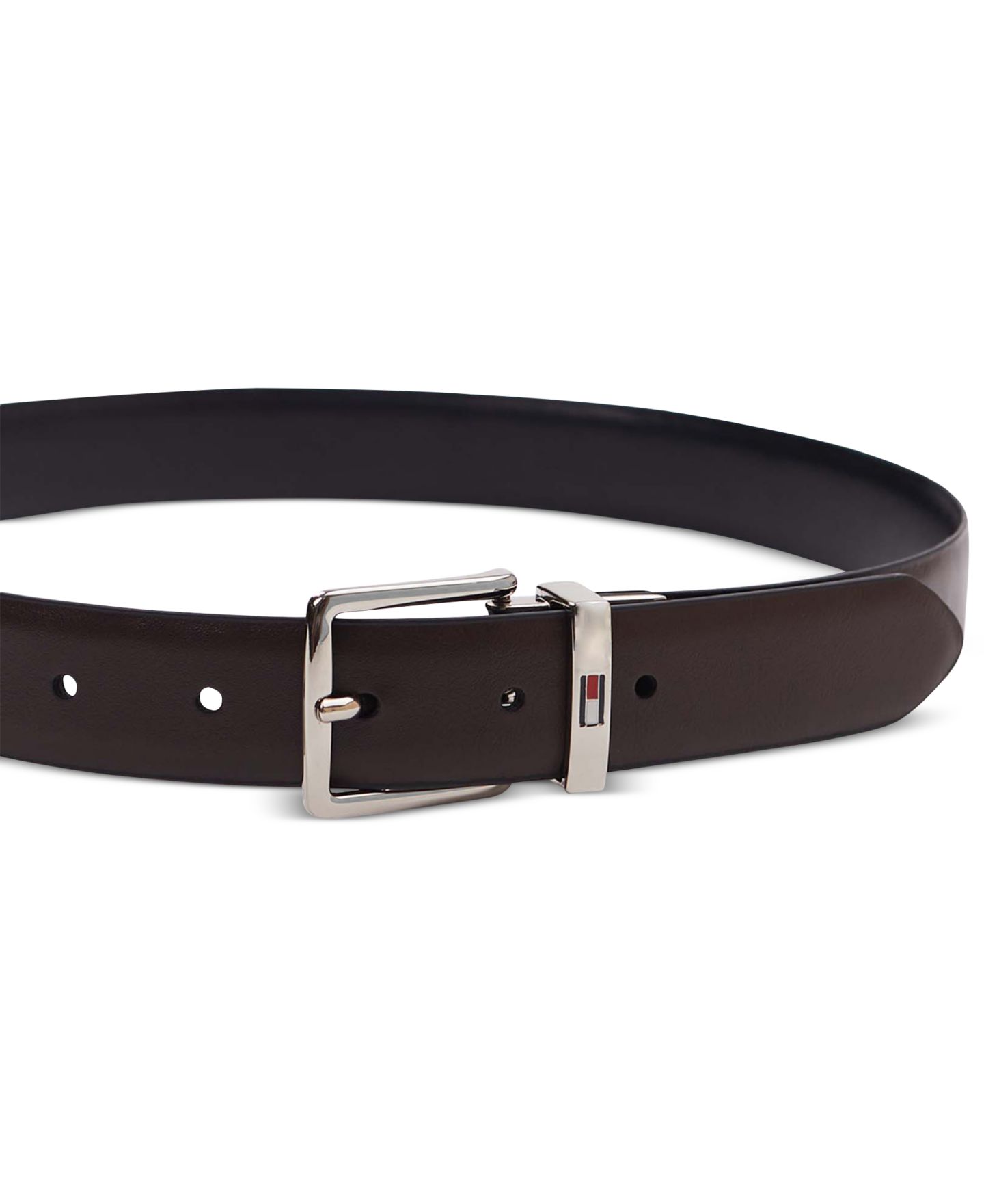 Ремень Tommy Hilfiger Reversible Dress Belt with Logo Buckle для мальчиков — фото 5