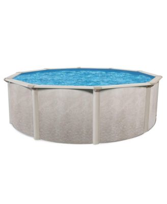 Phoenix 24' x 52" Round Frame Above Ground Swimming Pool without Liner
