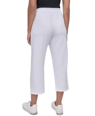 Women's Studded-Logo Cropped Pants