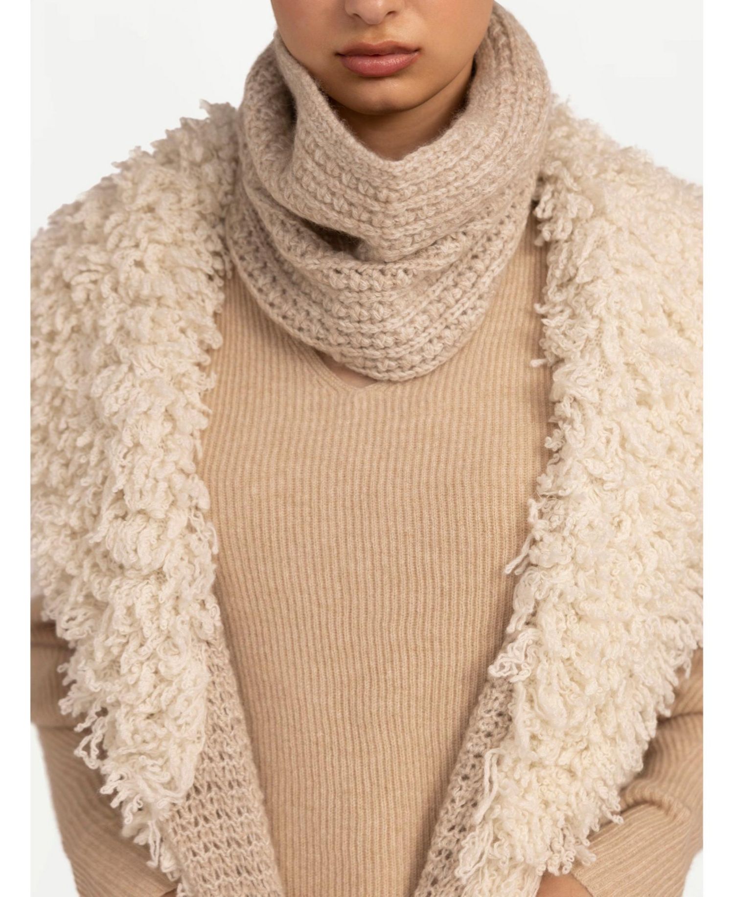 Women's Loop-Stitched Cashmere Vest