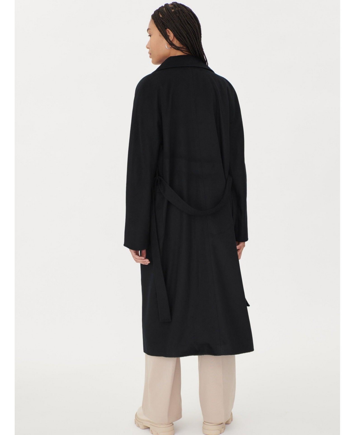 Gobi Cashmere Women's Double Breasted Long Coat