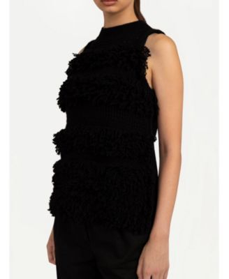 Women's Loop-Stitch Cashmere Vest