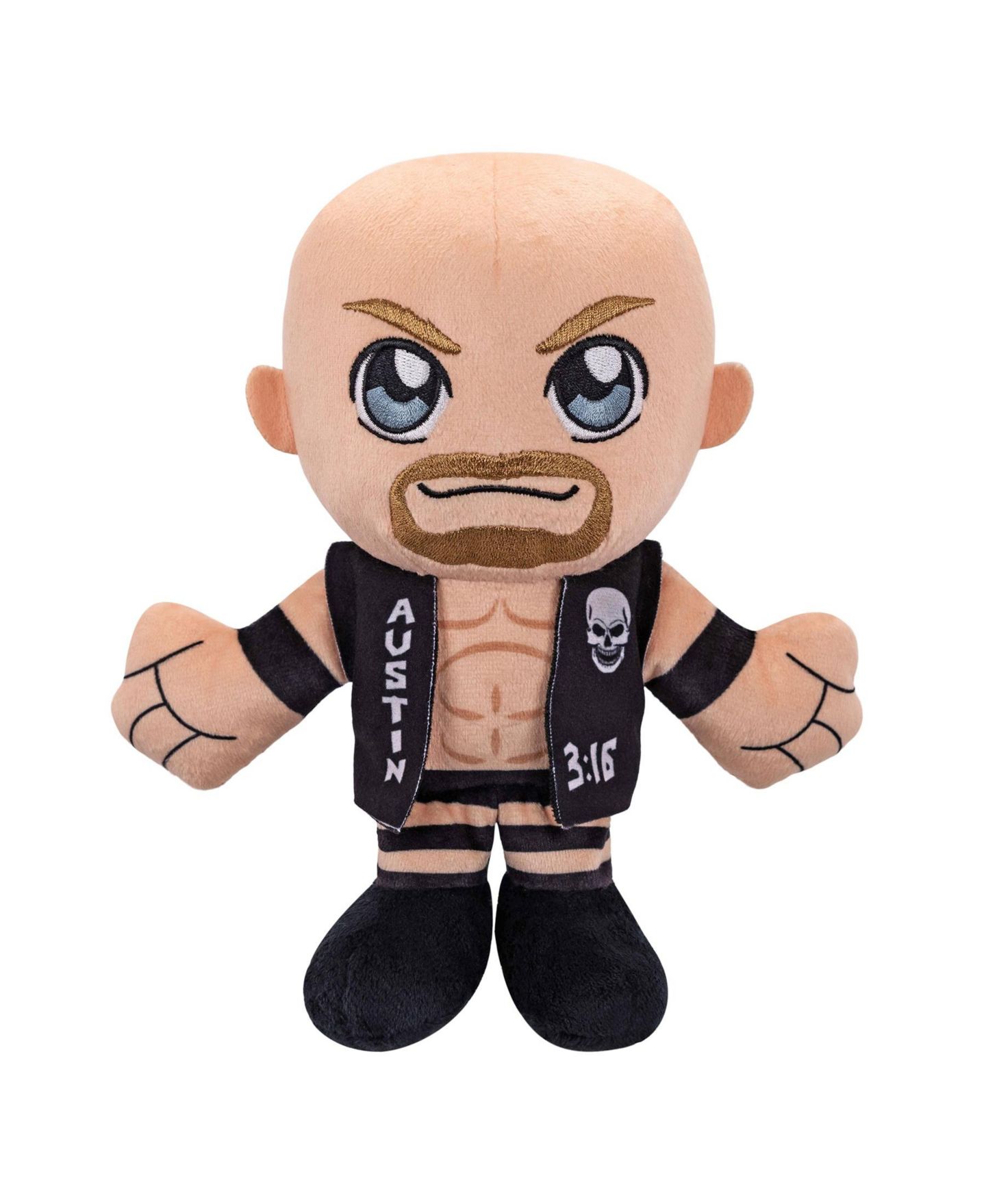 Детская мягкая игрушка Bleacher Creatures Stone Cold Steve Austin Collectible Chibi-Inspired 8" Plush — фото 3