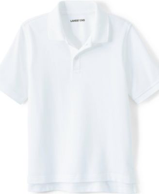 Girls Short Sleeve Mesh Polo Shirt