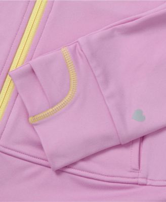 Girls Active Zip Up Track Jacket