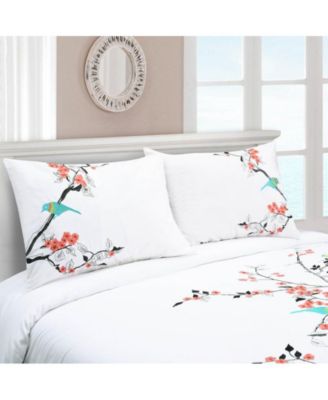 Cherry Garden Cotton 3-Pc. Duvet Cover Set, Full/Queen