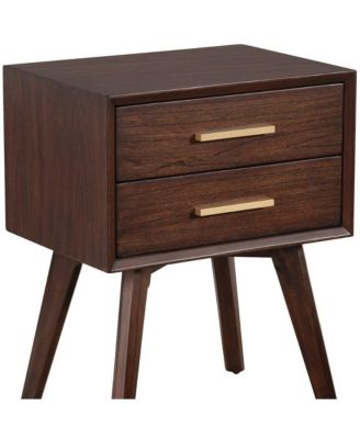 2-Drawer Nightstand for Bedroom Storage and Organization