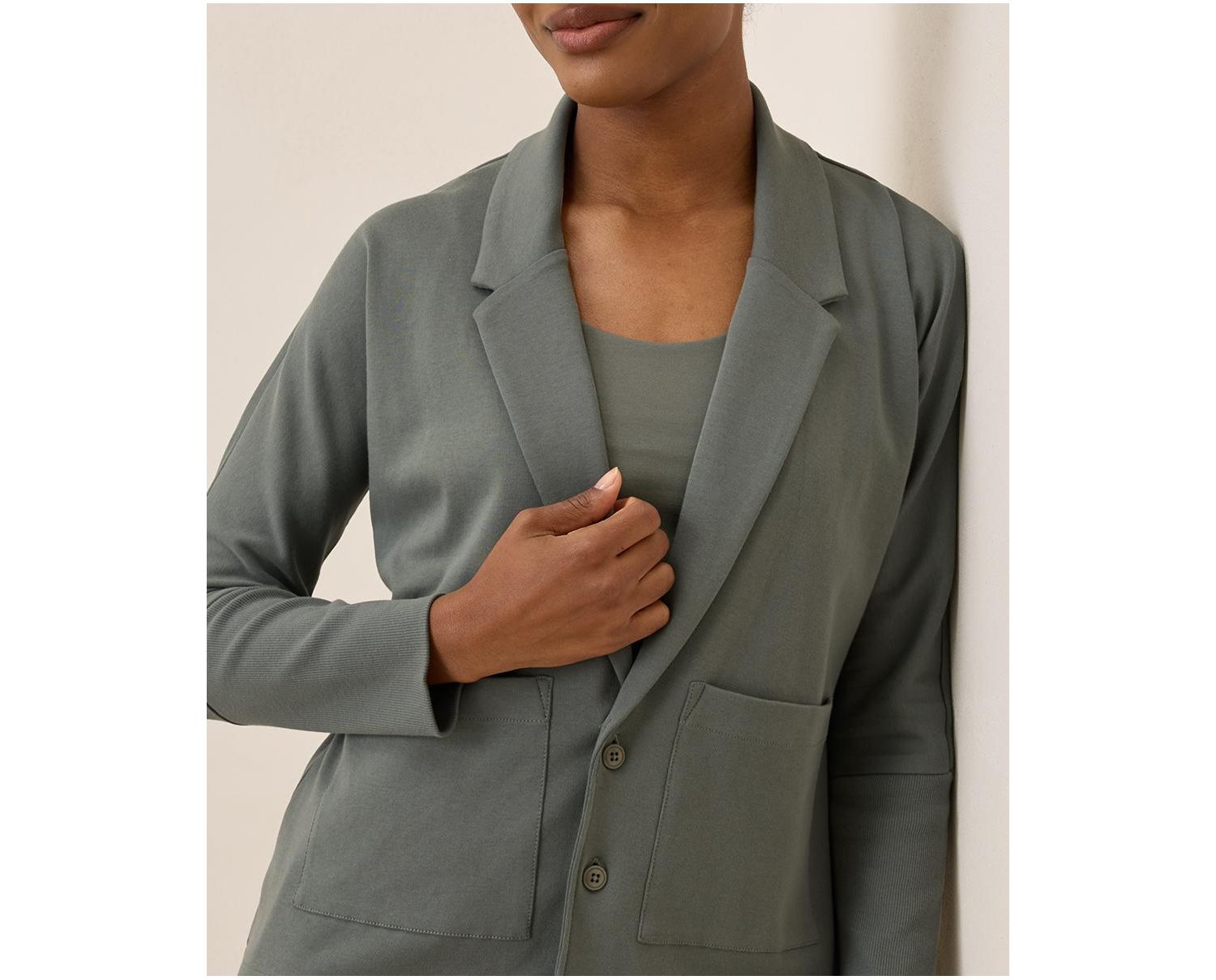 Women's Organic Cotton Airplane Relaxed Blazer