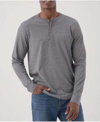 Men's Organic Cotton Softspun Long Sleeve Henley