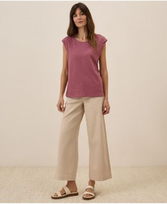 Women's Organic Cotton Featherweight Slub Muscle Tee