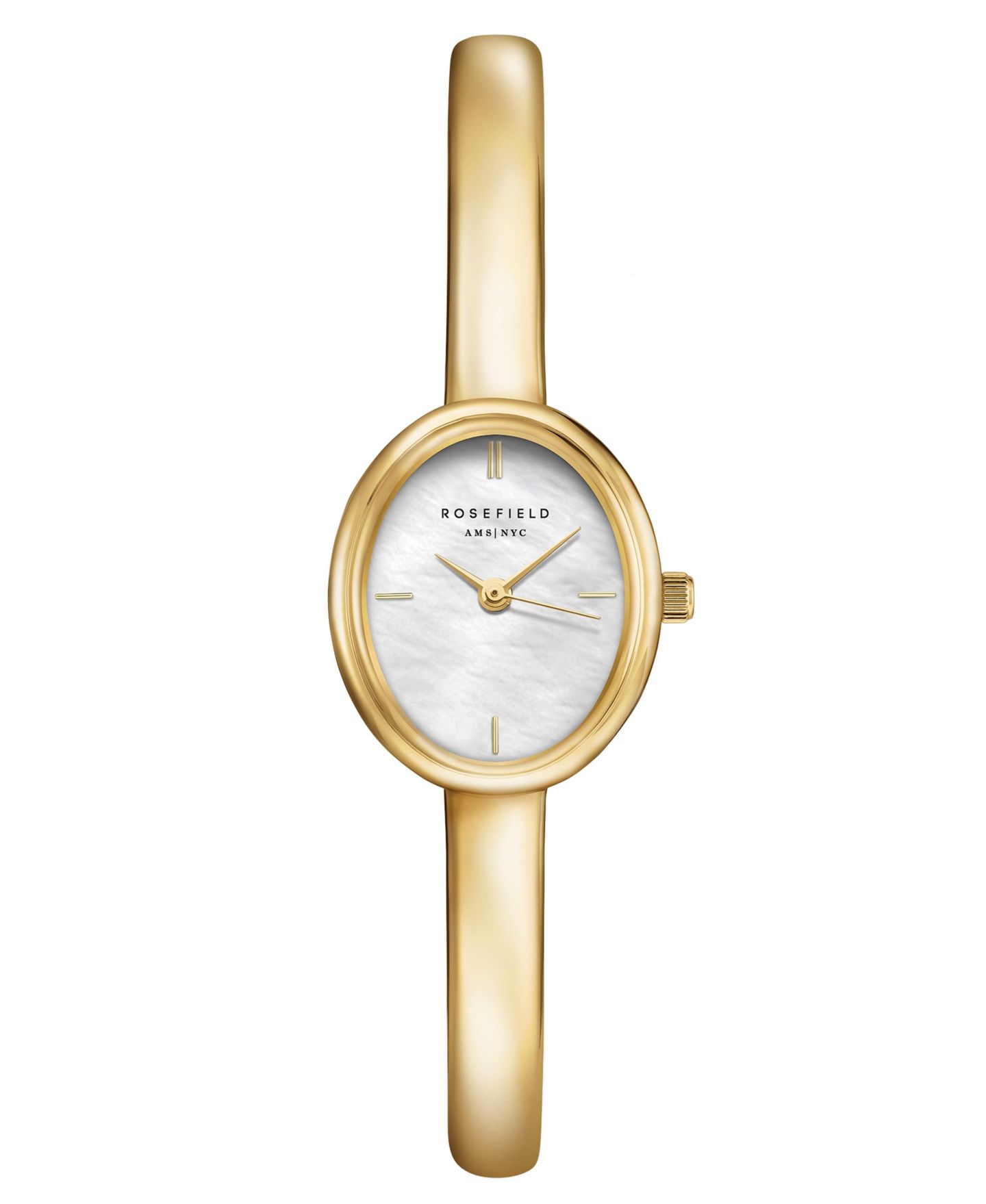 Женские часы Rosefield Bangle Gold tone Stainless Steel Bracelet Watch 23.5mm, цвет: Золотой — фото 1