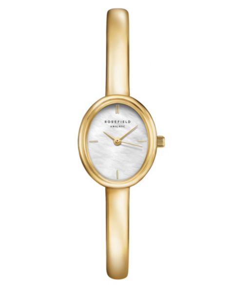 Женские часы Rosefield Bangle Gold tone Stainless Steel Bracelet Watch 23.5mm, цвет: Золотой