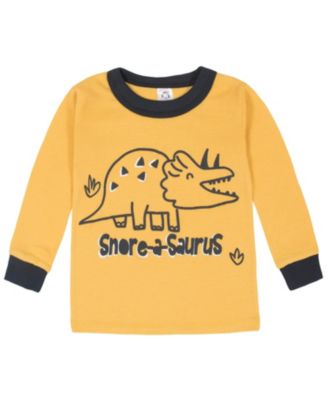 Toddler Boys Snug Fit Cotton Pajama Set, 4-Piece