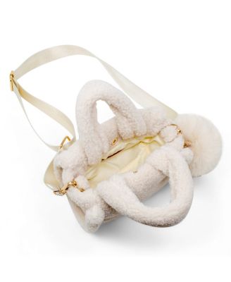 Girls Cozy Cloud Mini Duffle Bag, Pink