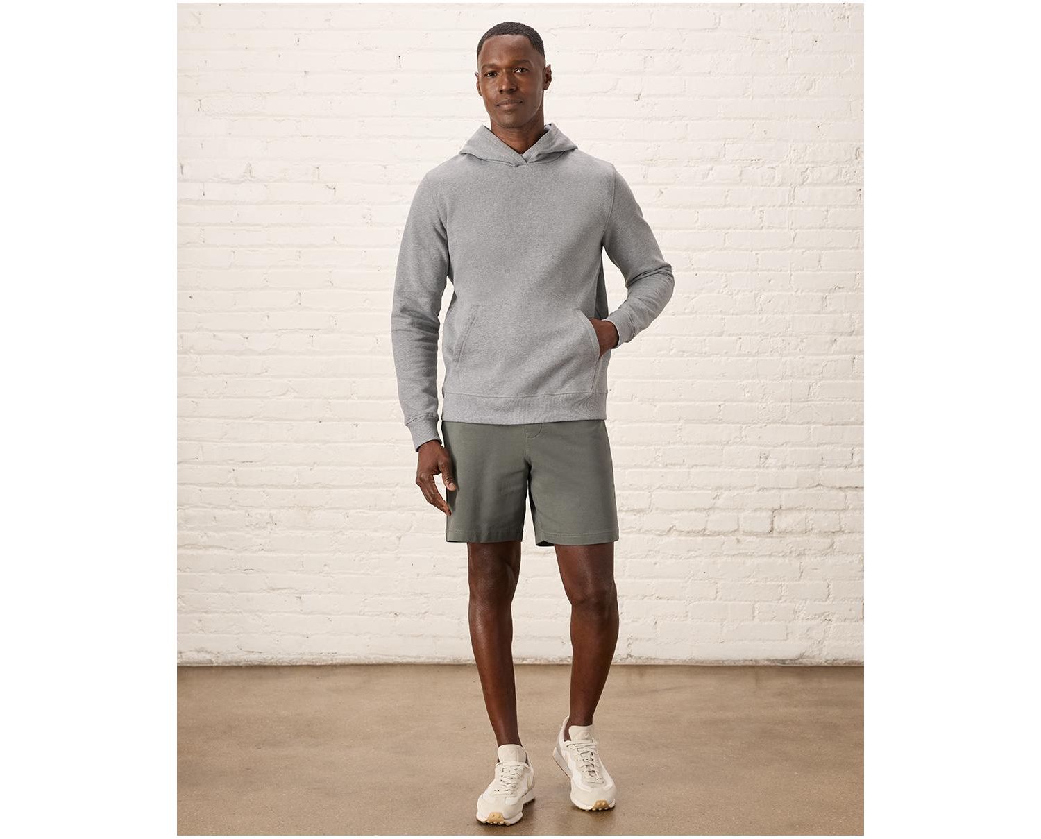 Men's Organic Cotton Cloud Brushed Fleece Pullover Hoodie