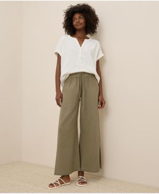 Women's  Cotton Coastal Double Gauze Short Sleeve Popover