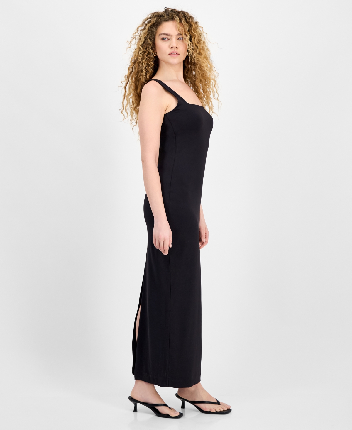 Bar Iii Women's Square Neck Sleeveless Maxi Dress, Exclusively At Macy's
