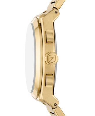 Men's Everett Chronograph Gold-Tone Stainless Steel Watch, 44mm