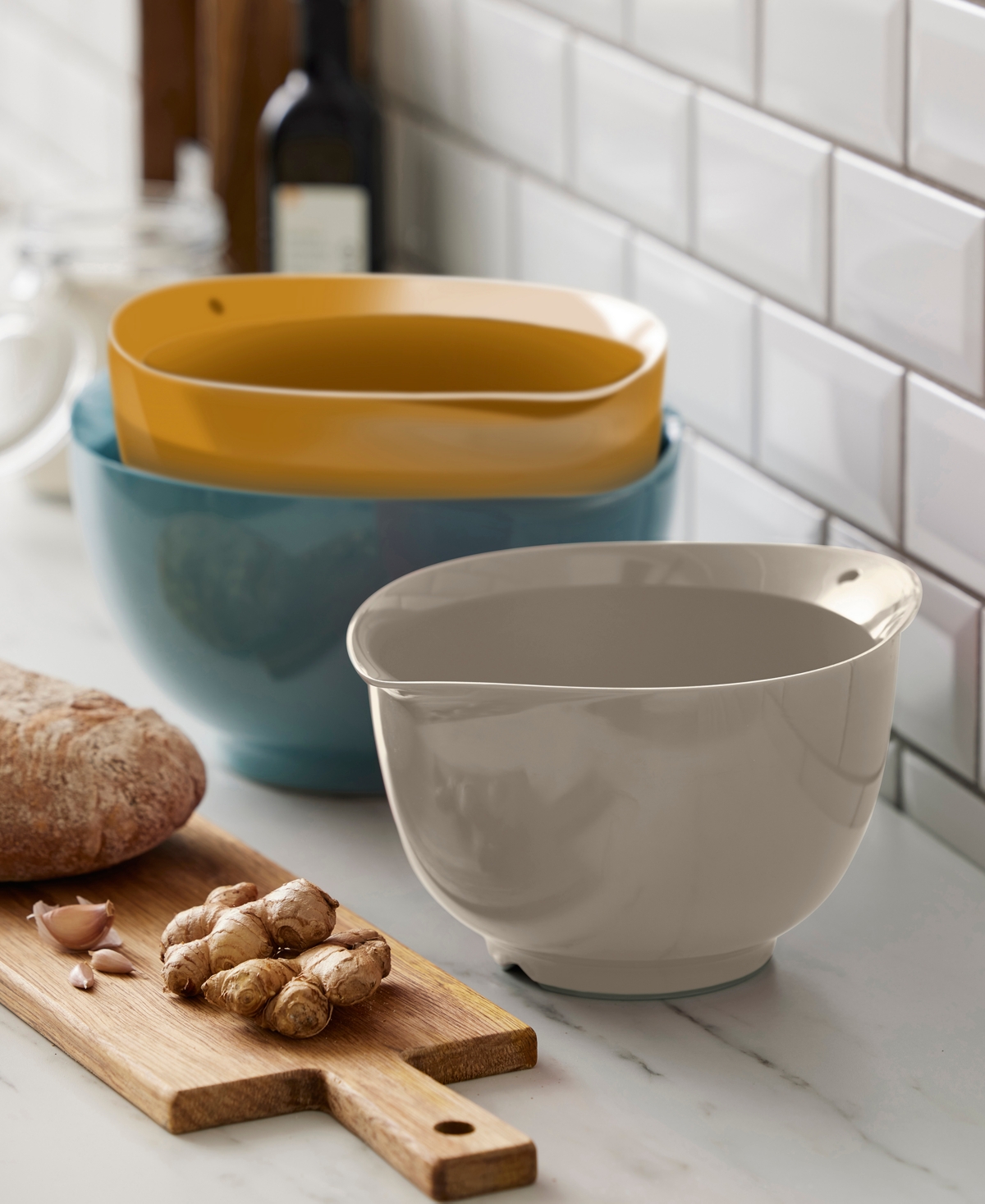 Rosti Victoria 4-quart Mixing Bowl In Dusty Blue