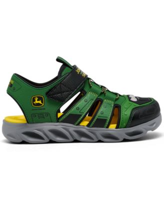 Little Boys John Deere: Hypno-Splash Light-Up Sandals from Finish Line