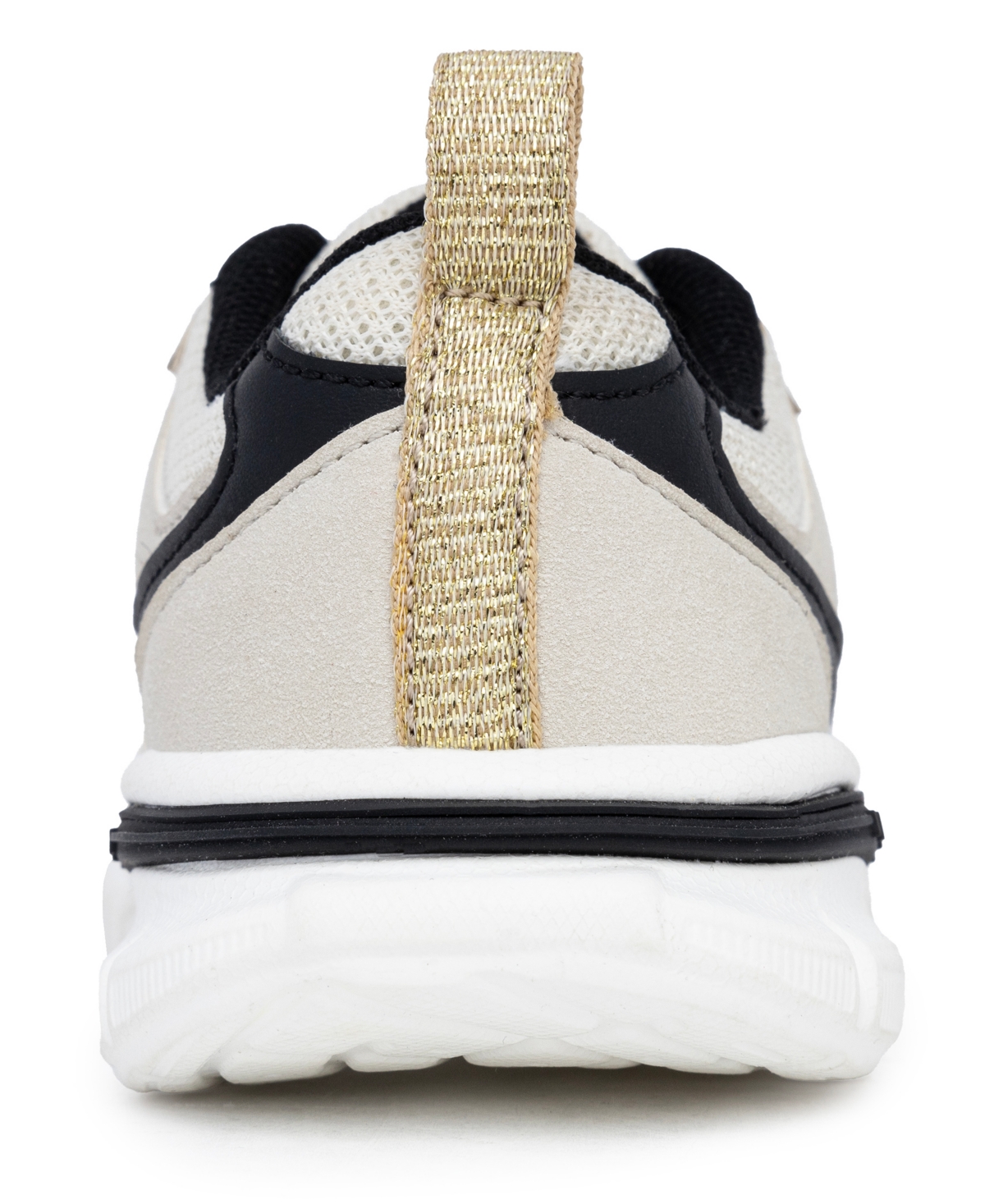 Nautica Toddler And Little Girls Albis Casual Sneakers In Bone,black