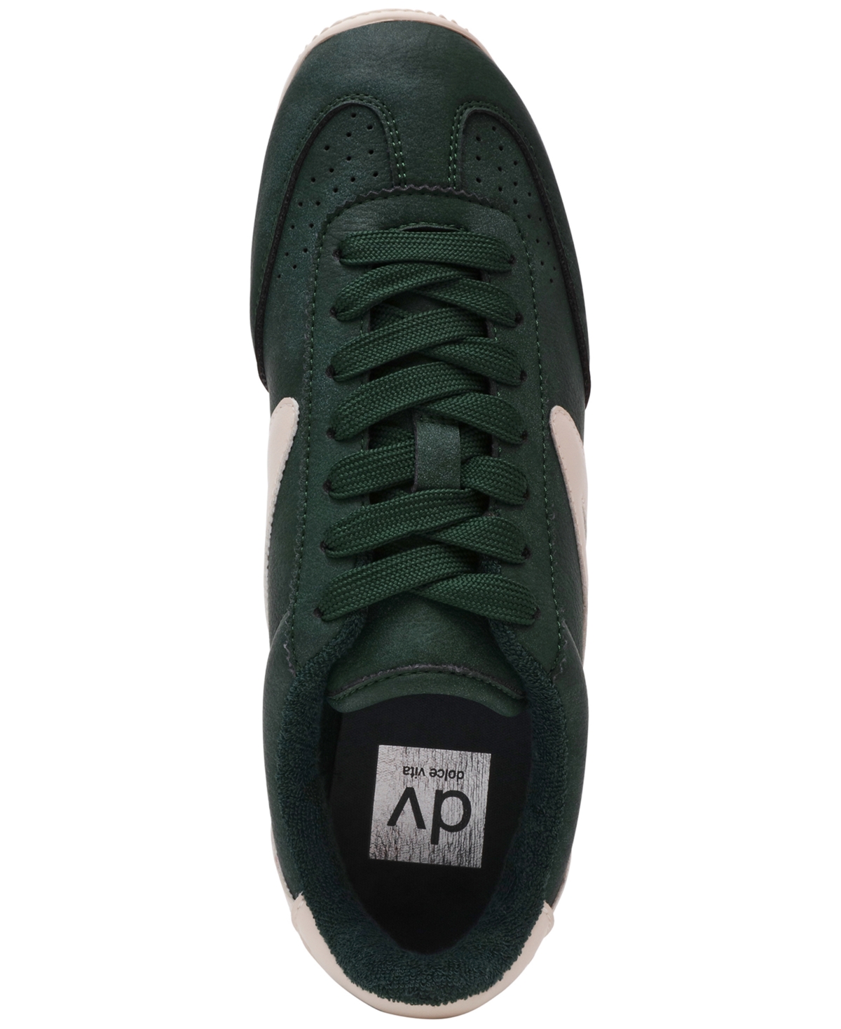 Dv Dolce Vita Women's Gaven Low-profile Lace-up Sneakers In Green