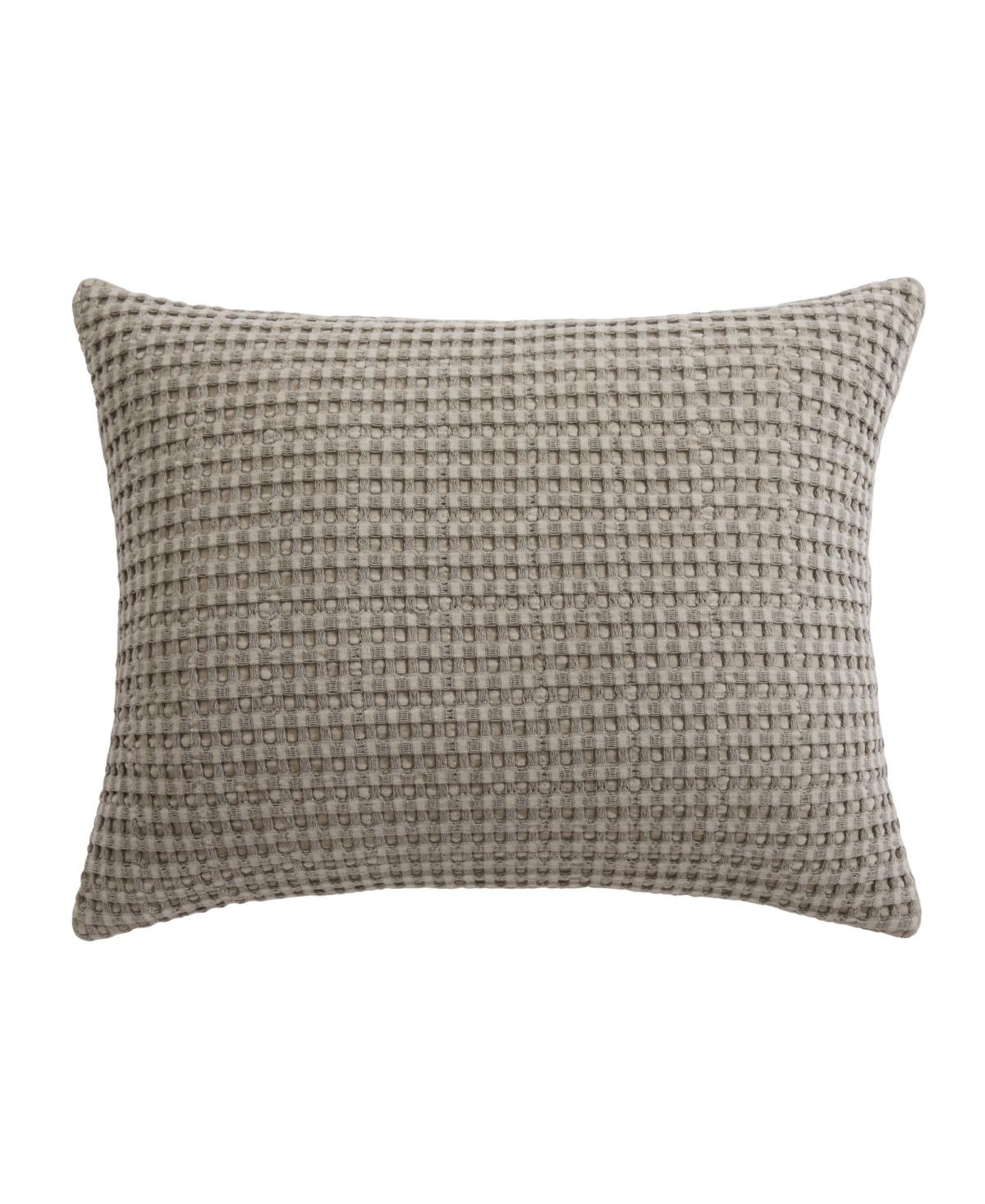 Levtex Mills Waffle Textured Decorative Pillow, 14" X 18"