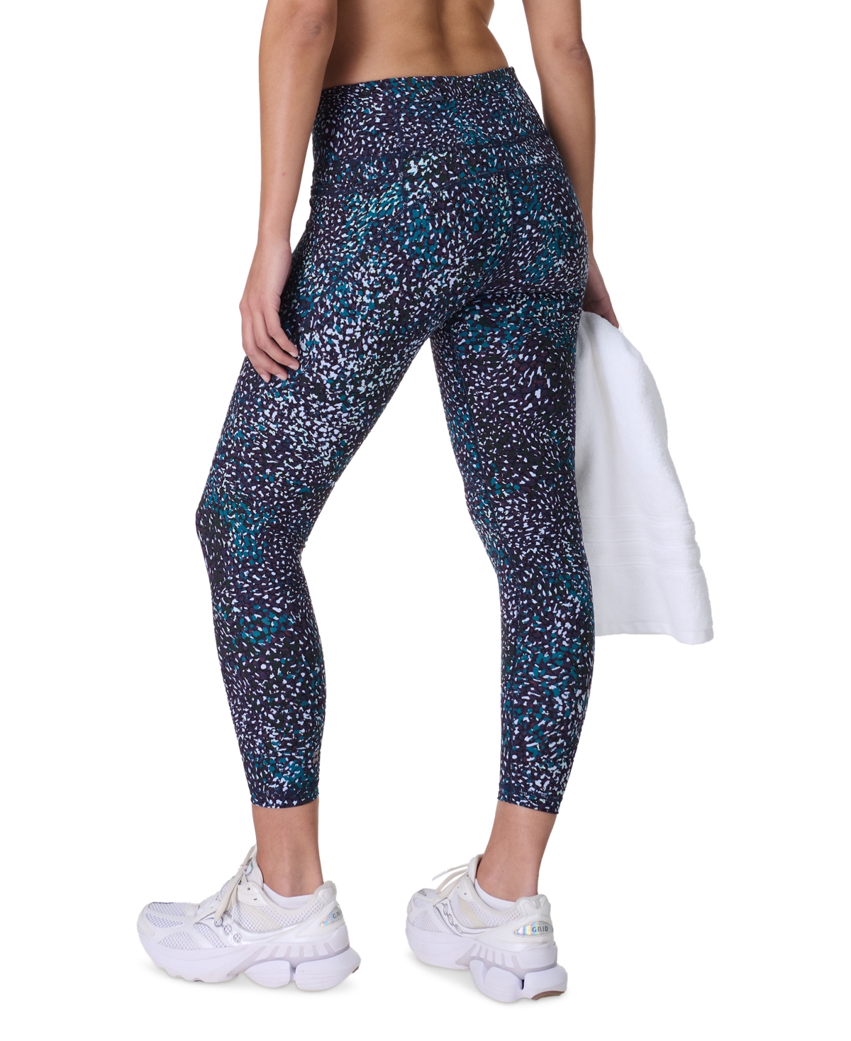 SWEATY BETTY WOMEN'S POWER PRINTED 7/8-LENGTH WORKOUT LEGGINGS 