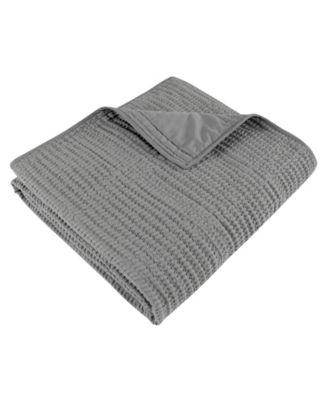 Cloud Waffle Textured Quilted Throw, 50" x 60"