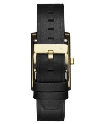 Men's Newporter Black Leather Strap Watch, 28mm