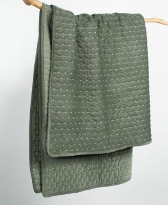 Velvet Stitch Reversible Quilted Throw, 50" x 60"