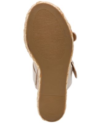 Women's Elio Double Buckle Wedge Sandals