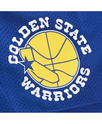 Men's Royal Golden State Warriors Hardwood Classics Gameday Mesh Shorts