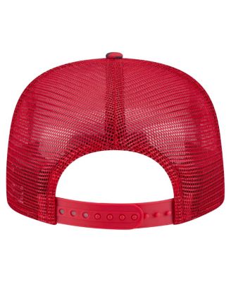 Men's Scarlet San Francisco 49ers Adventure Pattern Golfer Snapback Hat