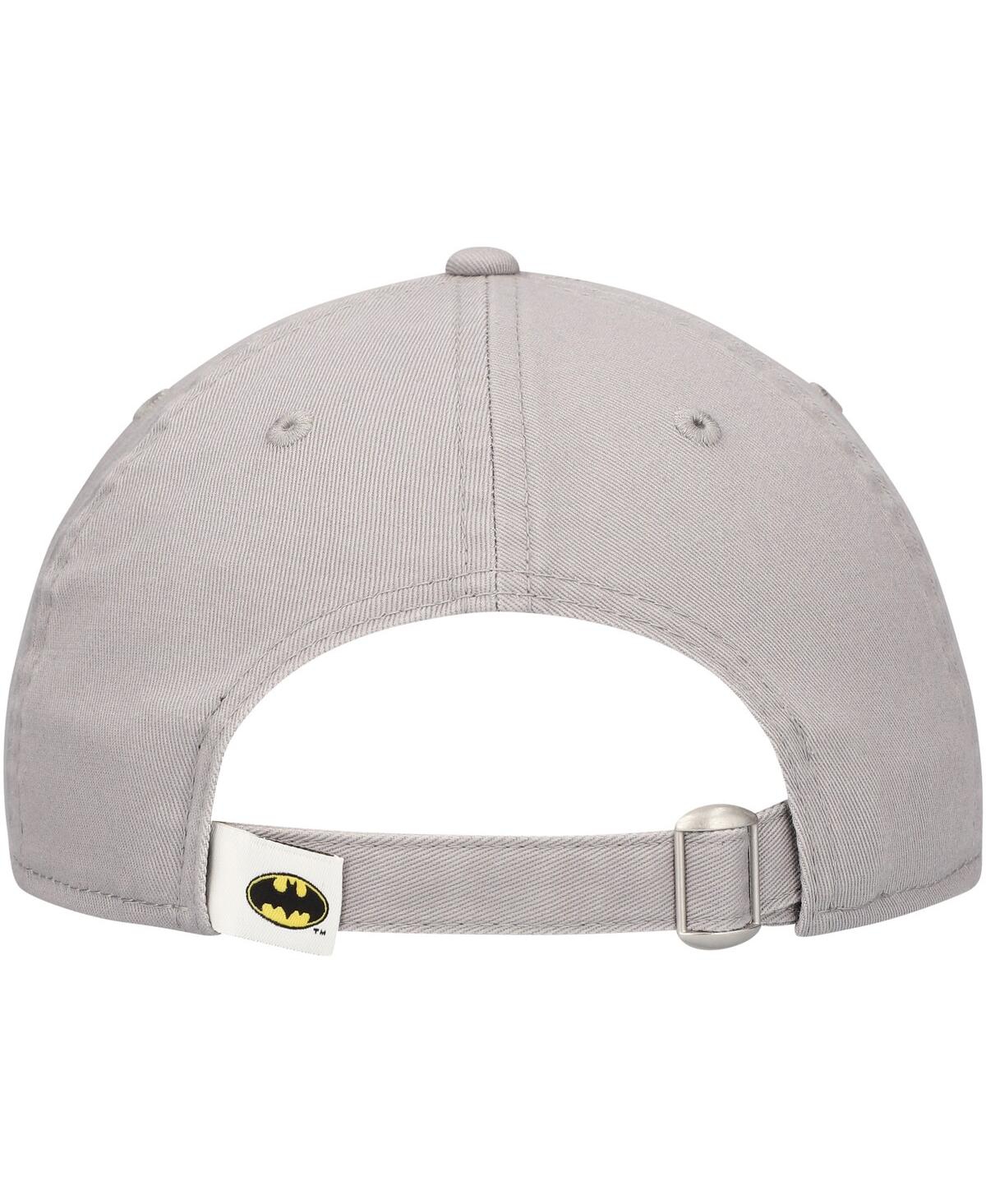 New Era Women's Gray Batman 9twenty Adjustable Hat In Gray