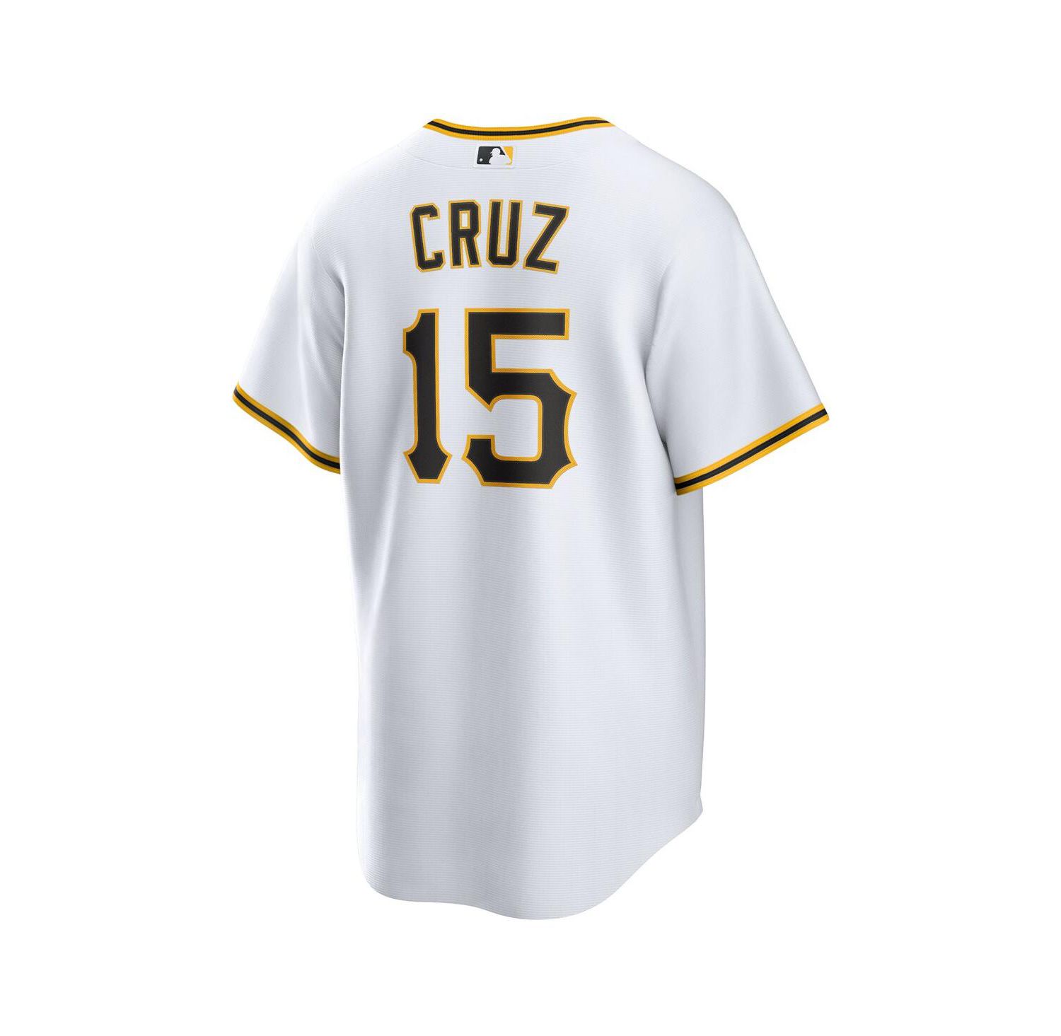 Men's White Oneil Cruz Pittsburgh Pirates Home Replica Jersey