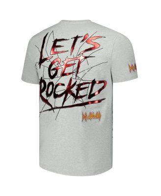 Men's Heather Gray Def Leppard Let's Get Rocked T-Shirt