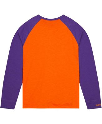 Men's Orange Clemson Tigers Legendary Slub Raglan Long Sleeve T-Shirt