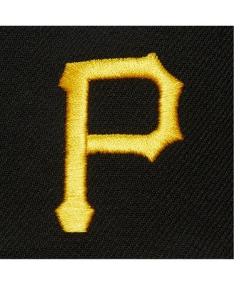 Men's Black Pittsburgh Pirates Team Tagged Snapback Hat