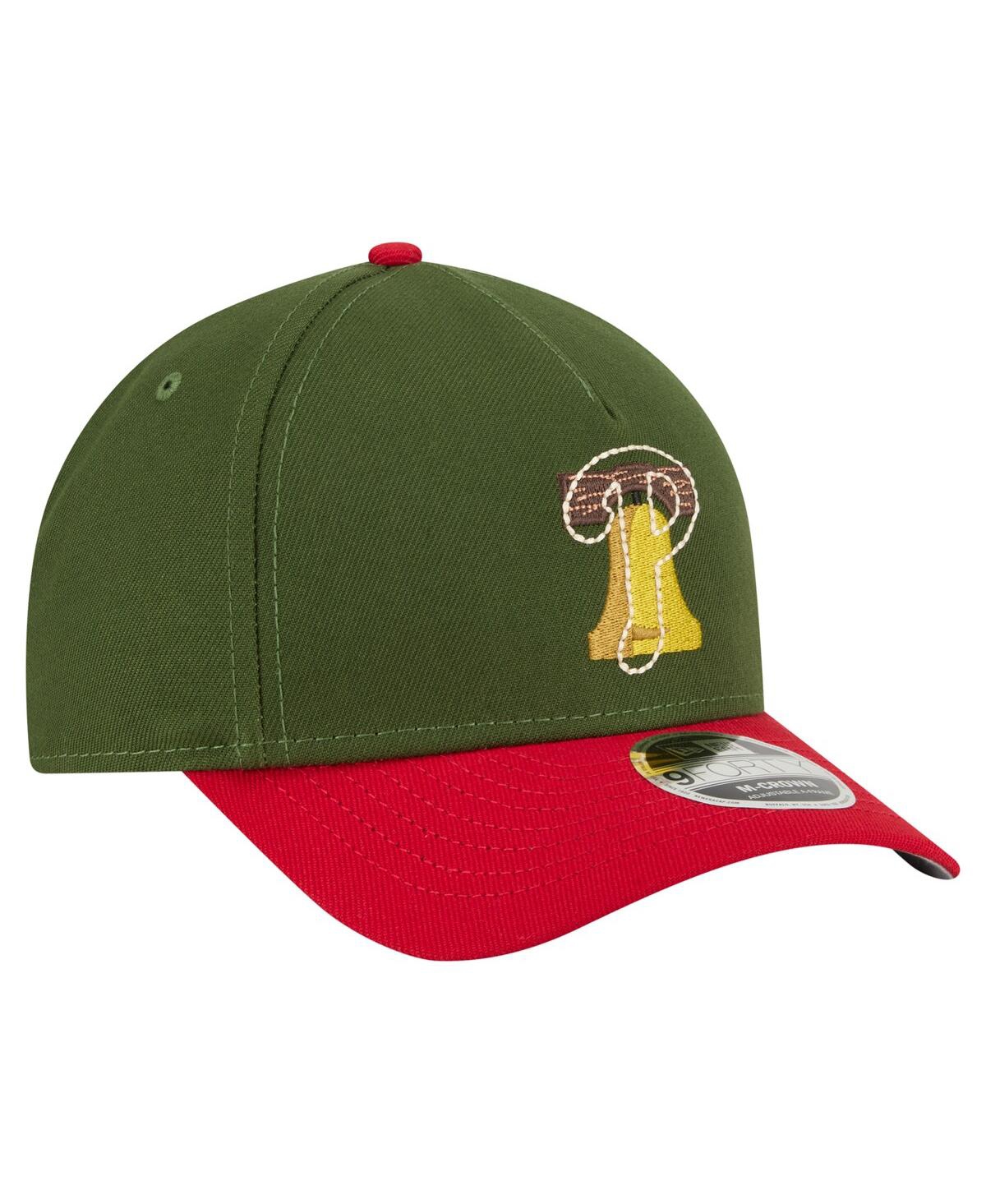 New Era Men's Dark Green Philadelphia Phillies City Feature 9forty A-frame Adjustable Hat In Dark Green