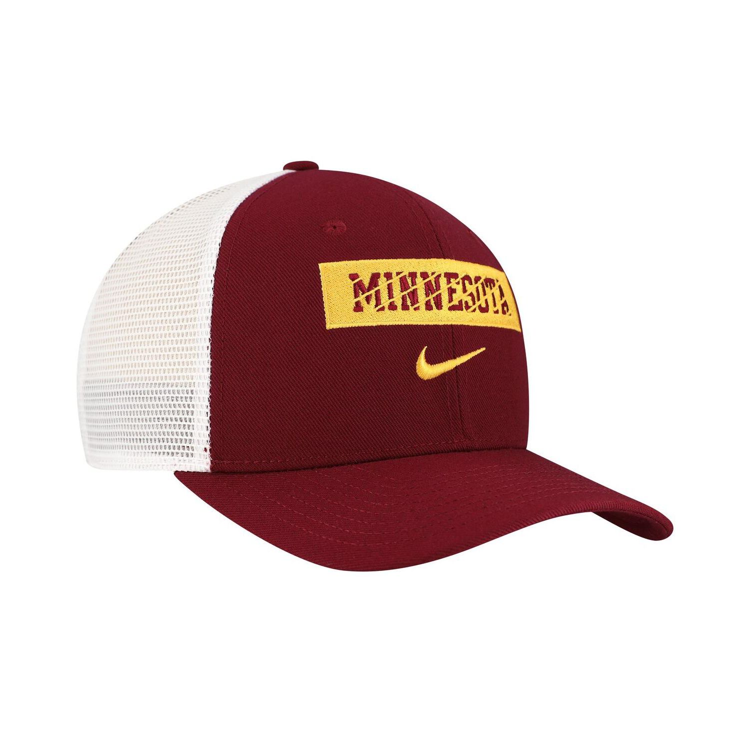 Men's Maroon Minnesota Golden Gophers 2024/25 Sideline Rise Trucker Adjustable Hat