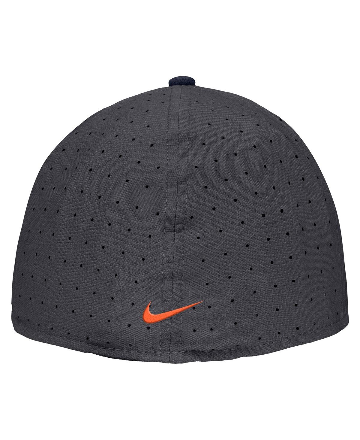 Nike Anthracite Illinois Fighting Illini 2025 On-field True Performance Baseball Fitted Hat In Anthracite