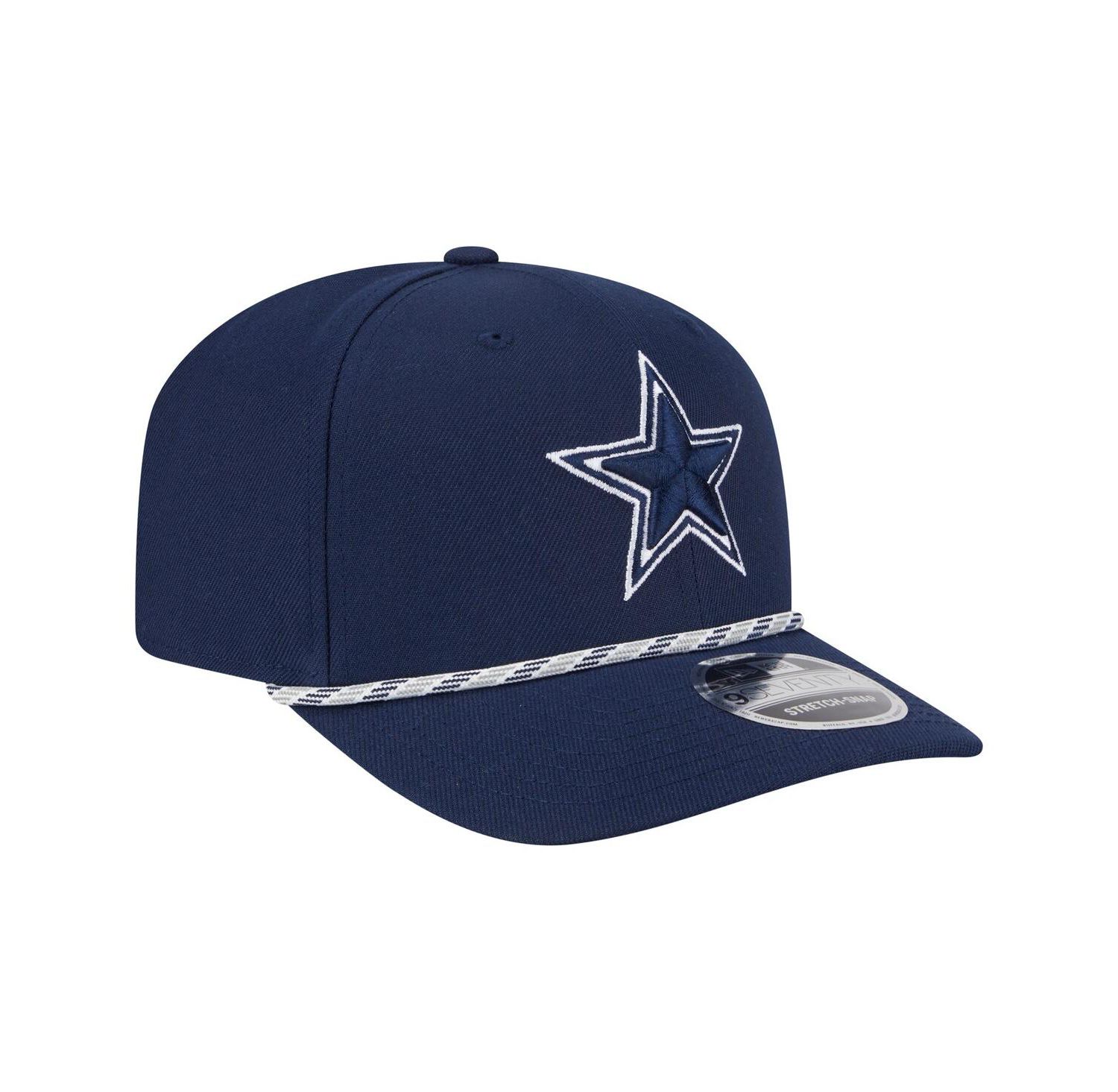 Men's Navy Dallas Cowboys Gameday Multi Rope 9SEVENTY Stretch-Snap Hat