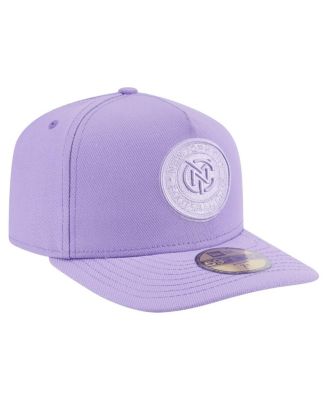 Men's Purple New York City FC Color Pack A-Frame 59FIFTY Fitted Hat