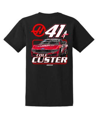 Men's Black Cole Custer Haas 41 Car T-Shirt