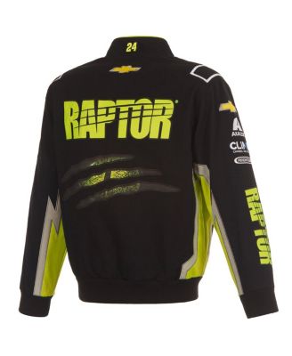 Men's Black William Byron Raptor Full-Snap Twill Uniform Jacket