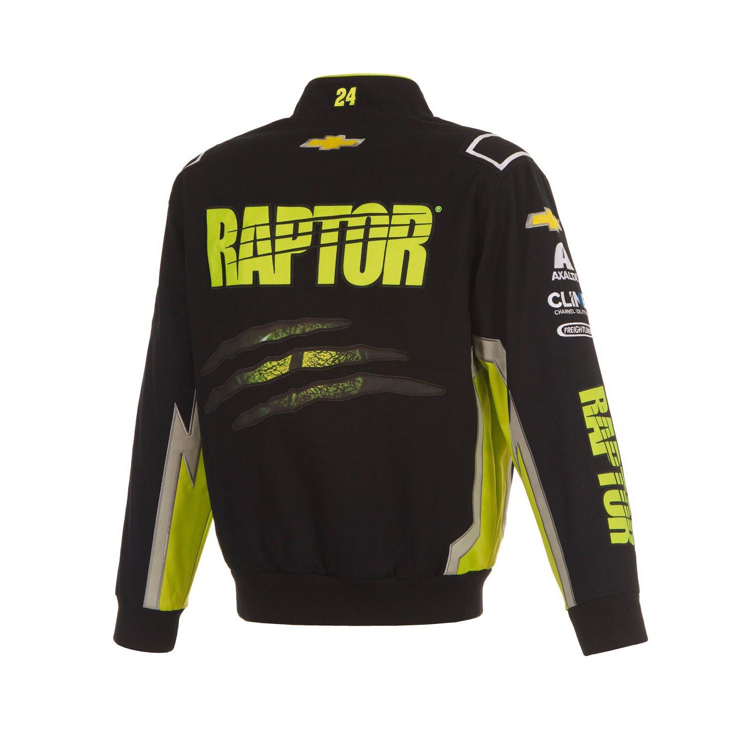 Men's Black William Byron Raptor Full-Snap Twill Uniform Jacket