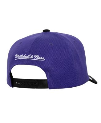 Men's Purple/Black Los Angeles Lakers Under Arch Two-Tone Pro Crown Snapback Hat